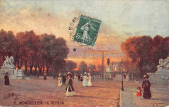 Montpellier Le Peyrou à Montpellier