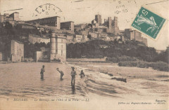 Beziers Le Barrage Sur L'Orb Et La Ville -
													34 Hérault
												