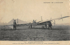 Aviation Aeroplane Antoinette Monte Par Eugene Welferinger