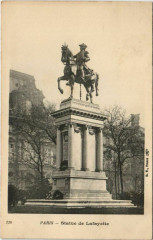 Paris ed. B.F. Statue de lafayette
