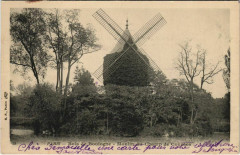 Carte postale ancienne Bois de Boulogne - Moulin du Champ de Courses
                                                                     à Paris 16e
                                