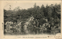Bois de Boulogne - Cascade et Grotte à Paris 16e