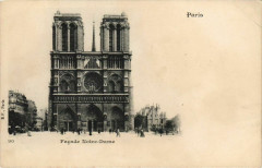 Paris ed. B.F. notre-Dame façade
