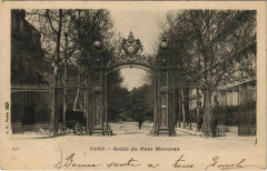 Paris ed. B.F. Parc Monceau Grille