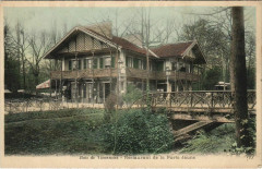 Carte postale ancienne Bois de Vincennes - Restaurant de la Porte Jaune
                                                                     à Paris
                                
