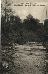 Chastellux Vue sur la Riviere France