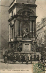 Paris 6e Fontaine Moliere à Paris 6e