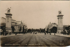 Paris Expo 1900 Photograph miniature Avenue Nicolas Ii