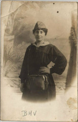 Paris carte photo portrait d'une femme 146, rue de Grenelle