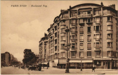 Carte postale ancienne Boulevard Ney
                                                                     à Paris 18e
                                
