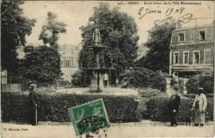 Carte postale ancienne Auteuil - Villa Montmorency - Le Rond-Point
                                                                     à Paris 16e
                                