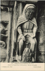Chartres Cathedrale - Detail du Portail Nord - Fevrier se Chauffe à Chartres