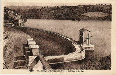Barrage d'Eguzon L'Usine et le Lac France -
													36 Indre
												
