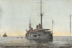 Marine De Guerre Le Conde Croiseur Cuirasse