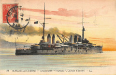 Marine De Guerre Dreadnoughts Vergniaud Cuirasse D'Escadre