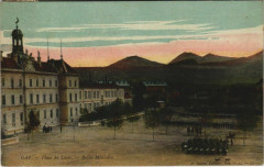 Gap Place du Lycee, Revue Militaire France à Gap