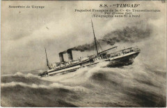 S.S. Timgad - Paquebot de la Cie Gle Transatlantique Ships