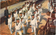 H.M.S. Vicent - Dumb Bells - Exercise Ships