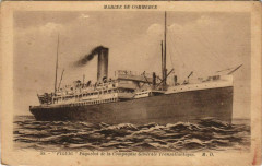 Figuig - Paquebot de la Cie Gle Transatlantique Ships