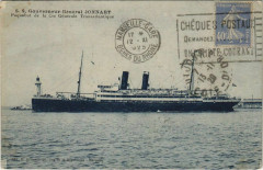 S.S. Gouverneur-General Jonnart Cie Gle Transatlantique Ships