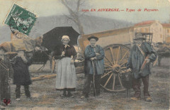 En Auvergne Types De Paysans