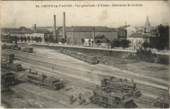 Crepy-en-Valois Vue Generale - L'Usine - Interieur de la Gare