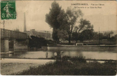 Lamotte-Breuil Vue sur l'Aisne - La Sucrerie et un Coin du Pont -
													60 Oise
												