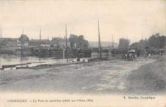 Compiegne Le Pont De Peniches Etabli Sur L'Oise