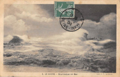 Le Havre Bourasque En Mer au Havre