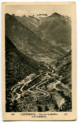 Hautes-Pyrénées Cauterets Vue sur la Raillère et le Cabaliros à Cauterets