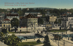 Mülhausen i. E. - Bahnhof (Ak 60697 Gebr. Metz 1900er) à Mulhouse