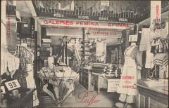 Carte postale, Galeries Fémina, Epinal, Vue intérieure des Etablissements 2 -
													88 Vosges
												