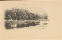 Carte postale, Epinal, La Moselle et le Cours