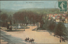 Carte postale, Epinal, L'Entrée du Cours 3