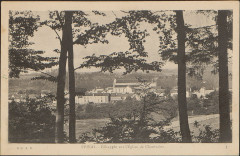 Carte postale, Epinal, Echappée sur l'Eglise de Chantraine