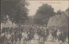 Carte postale, Epinal, Convoi de prisonniers allemands 14
