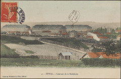 Carte postale, Epinal, Casernes de la Madeleine 2