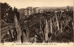 Saint-Raphael Vue sur le Quartier de la Gare