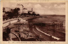 Saint-Raphael La Plage et le Boulevard Félix Martin