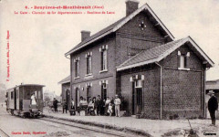 6. - Bruyères-et-Monthérault (Aisne) La Gare - Chemins de fer départementaux - Banlieue de Laon -
													France
												