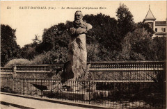 Saint-Raphael Le Monument d'Alphonse Karr