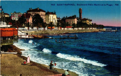 Saint-Raphael Boulevard Félix Martin et la Plage