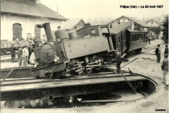 Fréjus Déraillement du 28 avril 1907