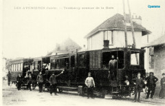 Les Avenieres (Isère) - Tramway avenue de la Gare