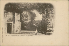 Carte postale, Apparition des Saintes à Jeanne d'Arc