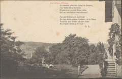 Carte postale, Au Château d'Epinal