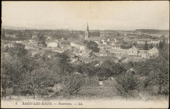 Carte postale, Bains-les-Bains, Panorama -
													88 Vosges
												
