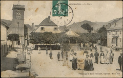 Carte postale, Bussang, La Place