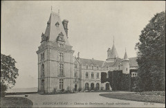 Carte postale, Neufchâteau, Château de Bourlémont, Façade méridionale