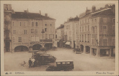 Carte postale, Epinal, Place des Vosges 10